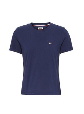 T-Shirt Tommy Jeans Classics Blau Damen