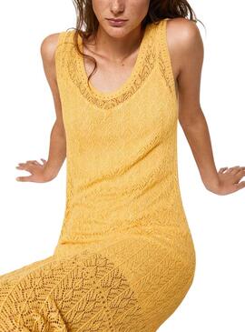 Kleid Pepe Jeans Farah Gelb für Damen