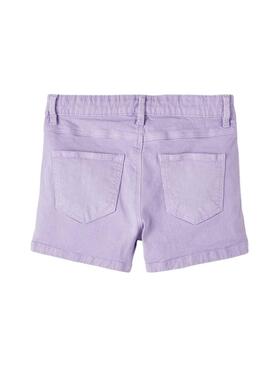 Shorts Name It Rosa Lila für Mädchen