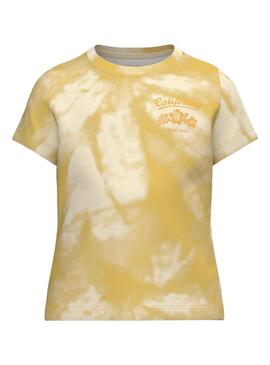 T-Shirt Name It Velukka Gelb für Mädchen