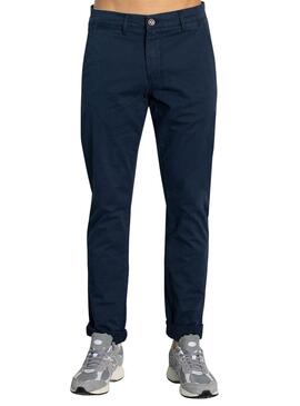 Hose Klout Chino Basic Marineblau für Herren