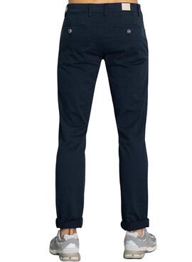 Hose Klout Chino Basic Marineblau für Herren