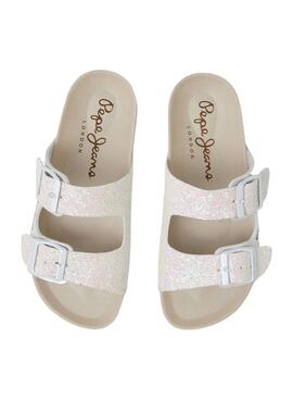 Sandalen Pepe Jeans Oban Couple Weiss für Mädchen