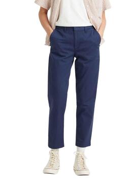 Hose Levis Essential Chino Marineblau für Damen