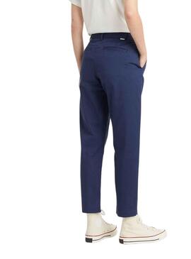 Hose Levis Essential Chino Marineblau für Damen