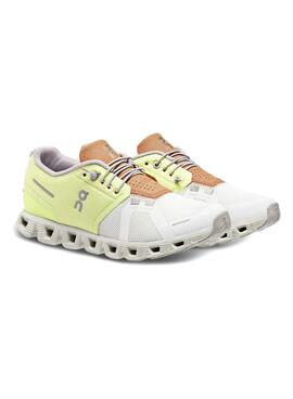 Sneakers On Running Cloud 5 Gelb für Damen