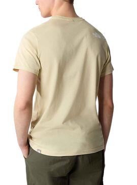 T-Shirt The North Face Basic Beige für Herren