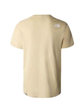 T-Shirt The North Face Basic Beige für Herren