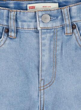 Hose Jeans Levis Wide Bein Blau für Mädchen