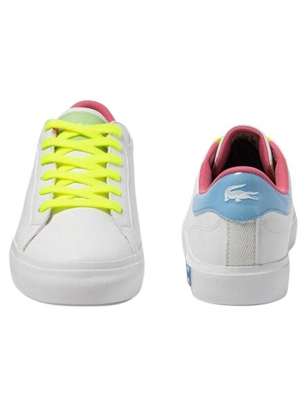 Lacoste white on sale casual shoes