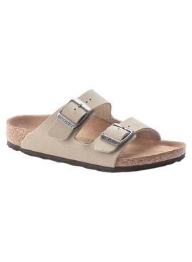 Sandalen Birkenstock Arizona Beige Mädchen und Junge