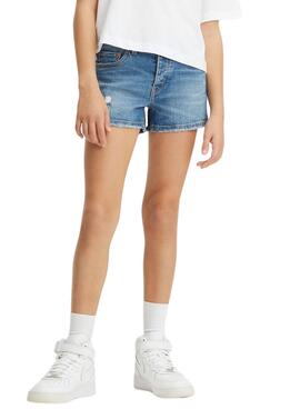 Shorts Levis 501 Blau für Mädchen