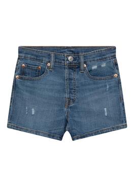 Shorts Levis 501 Blau für Mädchen