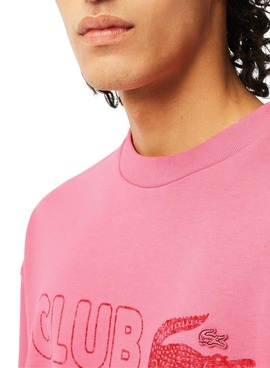 Sweatshirt Lacoste Club Pinke für Herren