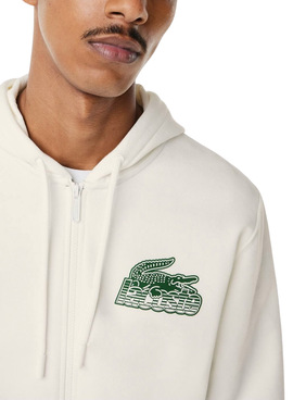 Sweatshirt Lacoste Classic Weiss für Herren