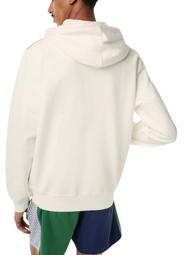 Sweatshirt Lacoste Classic Weiss für Herren