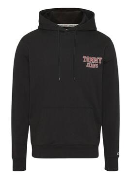 Sweatshirt Tommy Jeans Reg Entry Schwarz für Herren