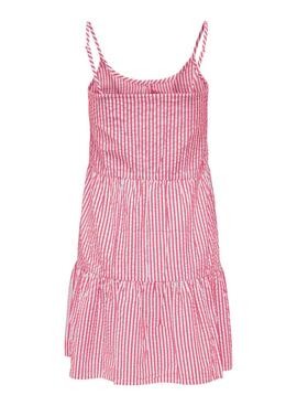 Kleid Only Emily Strap Rosa für Damen