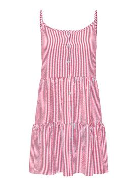 Kleid Only Emily Strap Rosa für Damen