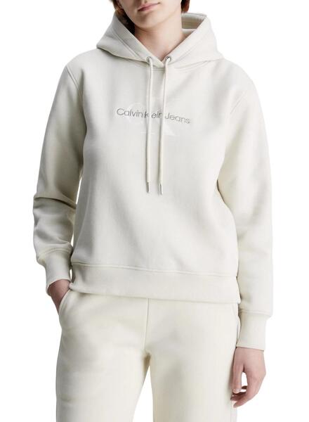 Sweatshirt Calvin Klein Sweatjacke Damen Hooded Sweatshirt Calvin