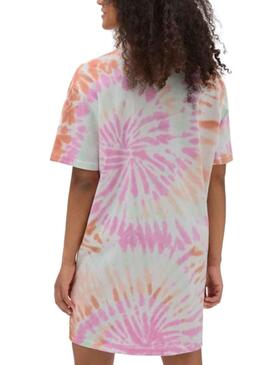 Kleid T-Shirt Vans Resort Wash Center Vee Damen