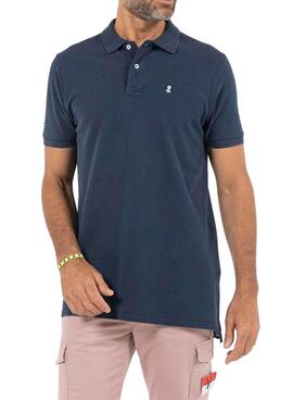 Polo El Pulpo Basic Blau Lavado für Herren