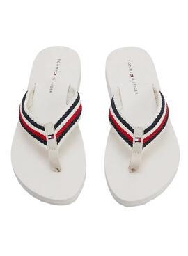 Flip flops Tommy Hilfiger Comfort Weiss für Damen