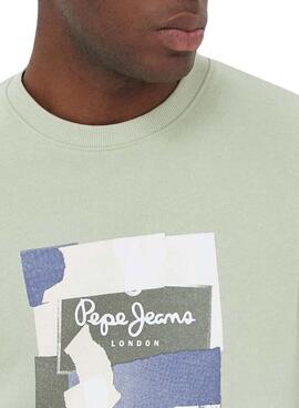 Sweatshirt Pepe Jeans Oldwive Grün für Herren