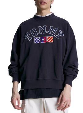 Sweatshirt Tommy Jeans Archive Marineblau für Herren
