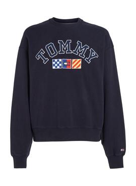 Sweatshirt Tommy Jeans Archive Marineblau für Herren