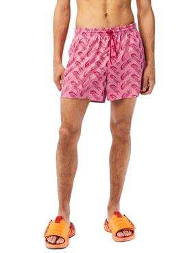 Badehose  Lacoste Vintage Rosa für Herren