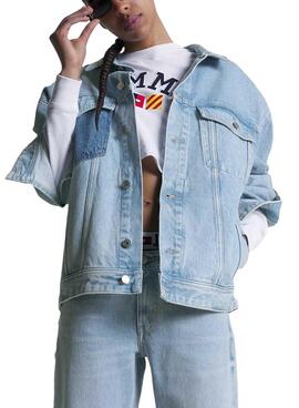 Jacke Denim Tommy Jeans Archive Daisy Over
