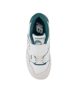 Sneaker New Balance 550 Weiß Grün für jungen und mädchen