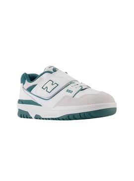 Sneakers New Balance 550 Weiss Grün Junge und Mädchen