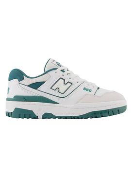 Sneakers New Balance 550 Weiss Grün für Junges