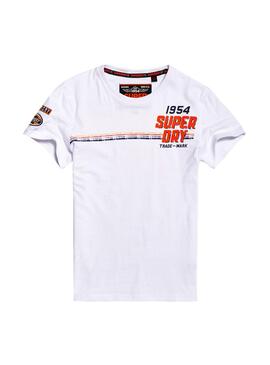 T-Shirt Superdry Custom Classic Weiß Herren