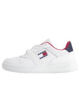 Sneakers Tommy Jeans Retro Basket Weiss Damen