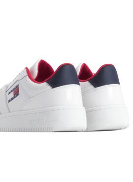 Sneakers Tommy Jeans Retro Basket Weiss Damen