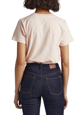 T-Shirt Pepe Jeans Bria Rosa für Damen