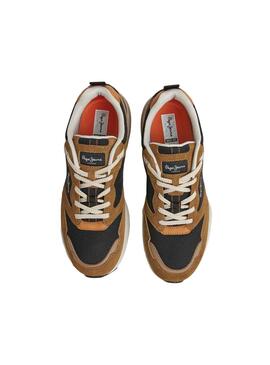 Sneakers Pepe Jeans Dave Road Marron für Herren