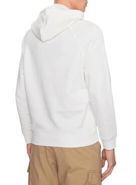 Sweatshirt Pepe Jeans Meier Hoodie Weiss Herren