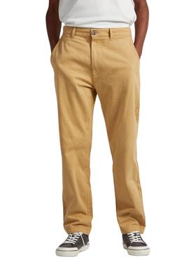 Hose Pepe Jeans Nils Chino Gelb Herren