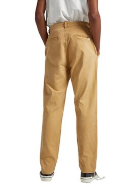 Hose Pepe Jeans Nils Chino Gelb Herren