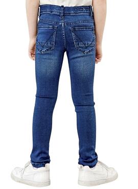 Hose Name It Theo Slim 1507 Denim Blau Junge