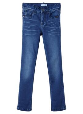 Hose Name It Theo Slim 1507 Denim Blau Junge