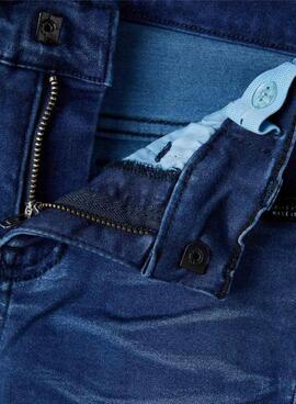 Hose Name It Theo Slim 1507 Denim Blau Junge