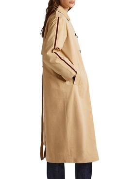 Gabardina Pepe Jeans Marla Beige für Damen