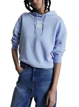 Sweatshirt Tommy Jeans Relaxed Essential Blau Damen