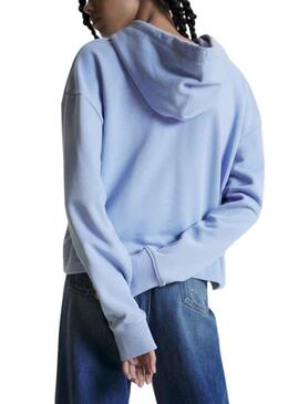 Sweatshirt Tommy Jeans Relaxed Essential Blau Damen