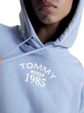 Sweatshirt Tommy Jeans Relaxed Essential Blau Damen